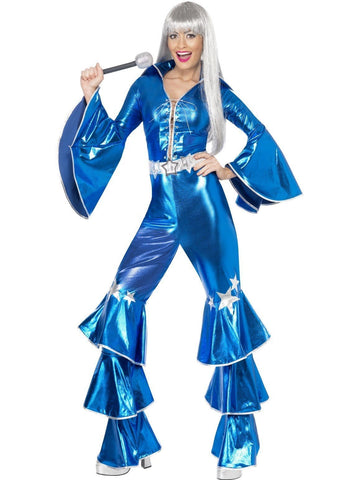 BELL BOTTOM PANTS Adult Womens 70s Disco Costume Fancy Dress