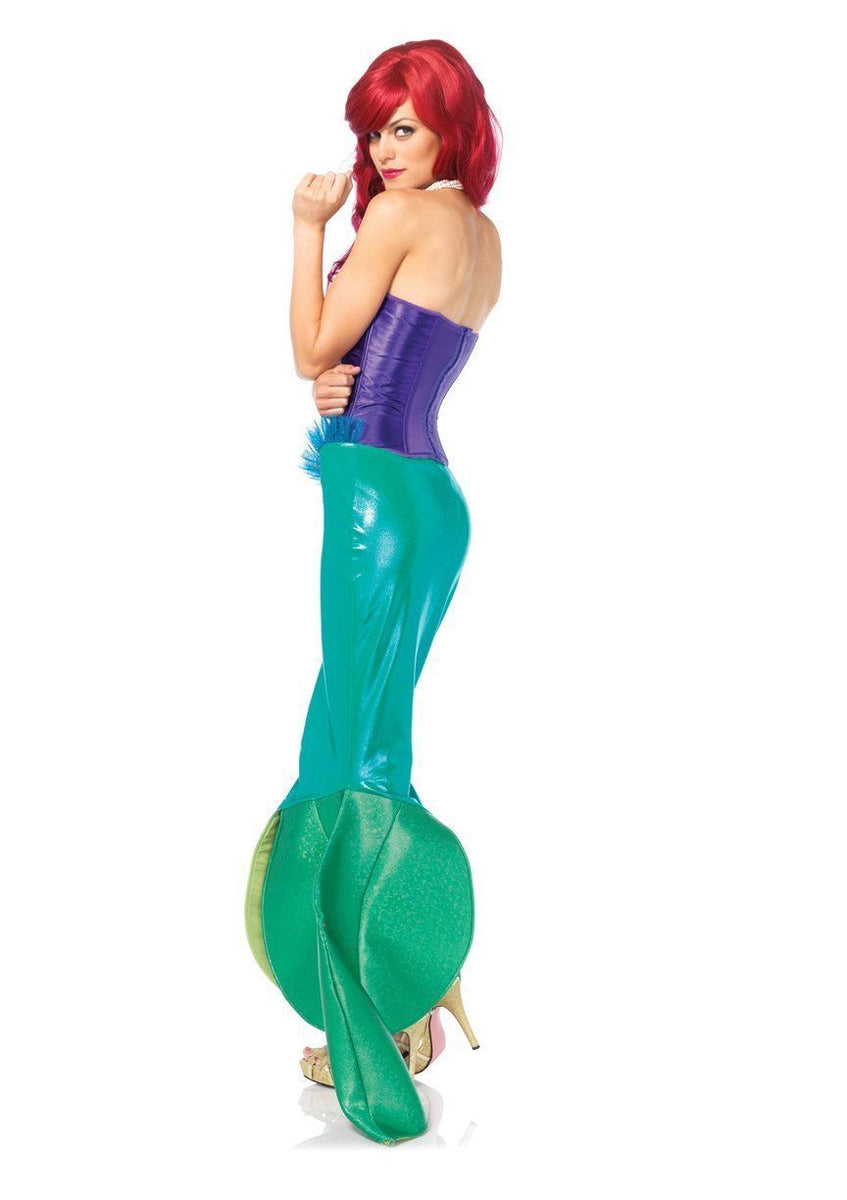 Deep Sea Siren Disney Princess Ariel Mermaid Adult Costume Disguises 