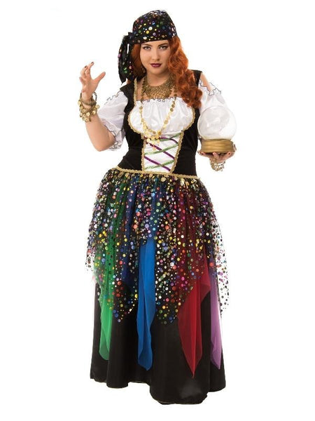 Gypsy Fortune Teller Ladies Plus Size Costume Disguises Costumes Hire And Sales