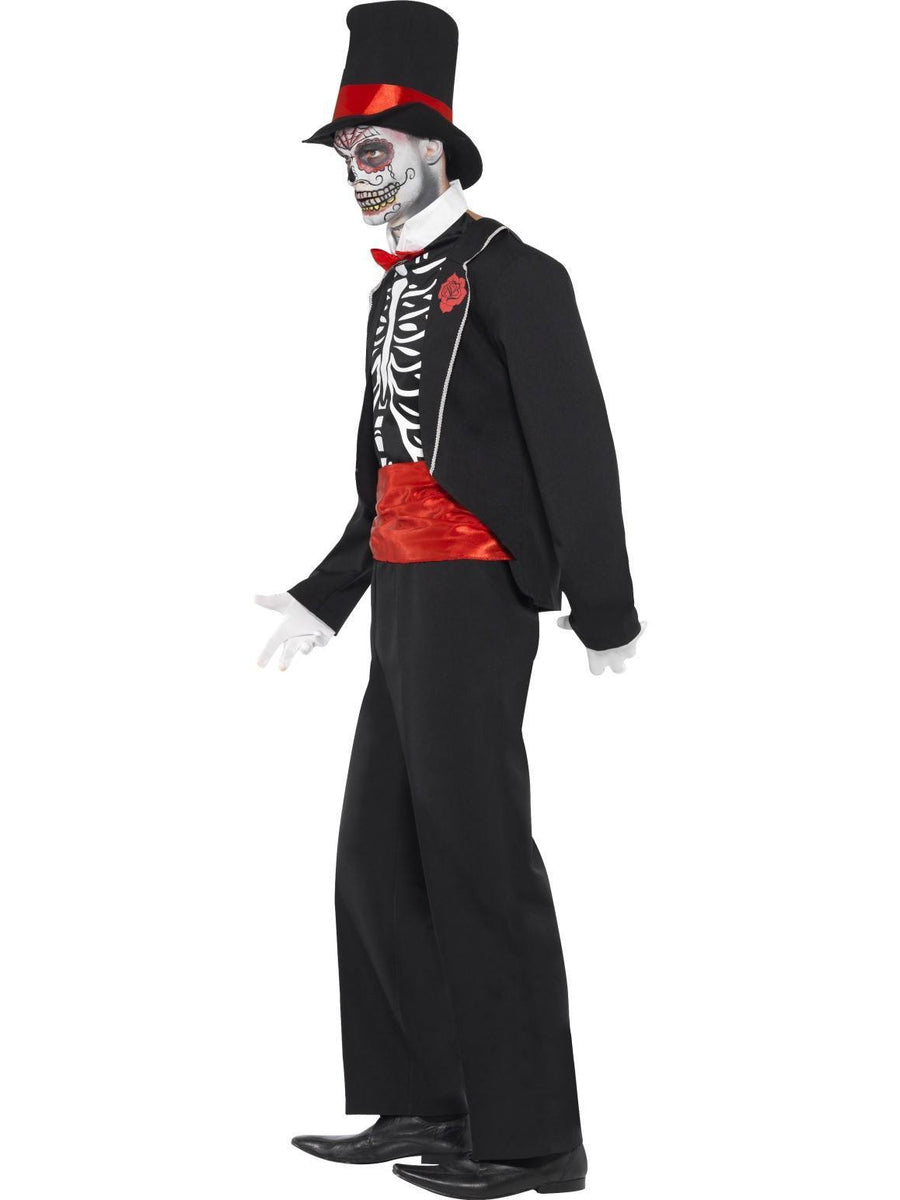 Day of the Dead Mens Costume Mexican Halloween Fancy Dress – Disguises ...