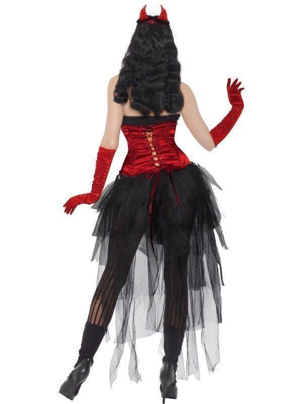 Sexy Devil Burlesque Costume Halloween Diva Outfit Disguises Costumes Hire And Sales