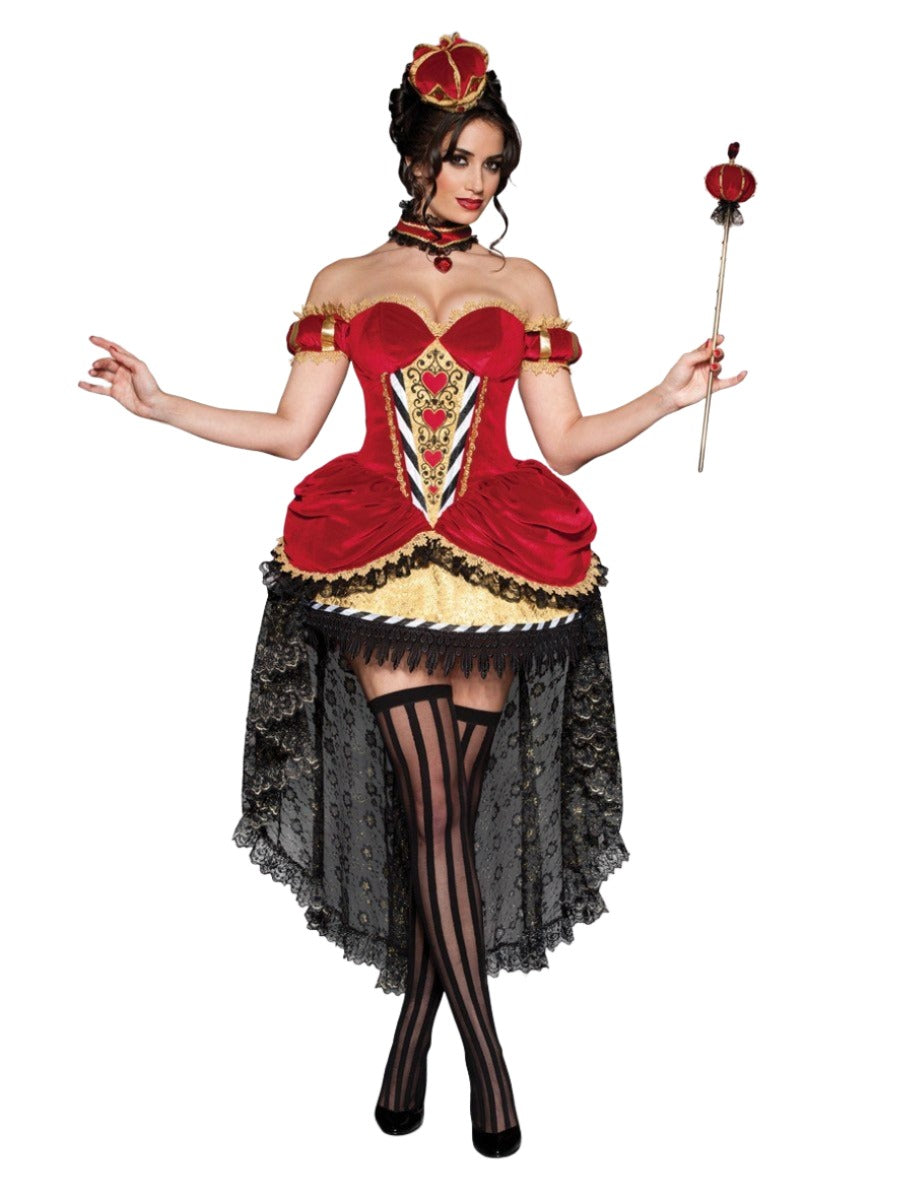 Queen of Hearts Hire Costume – Disguises Costumes Hire & Sales