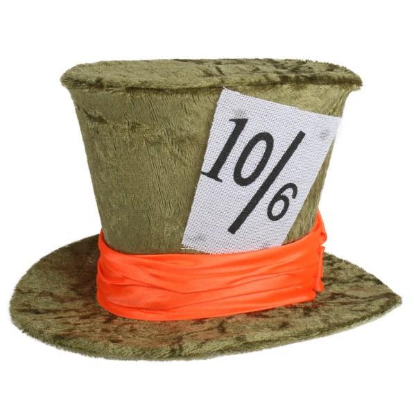 Mad Hatter Hat Mini Green Costume Hat Disguises Costumes Hire