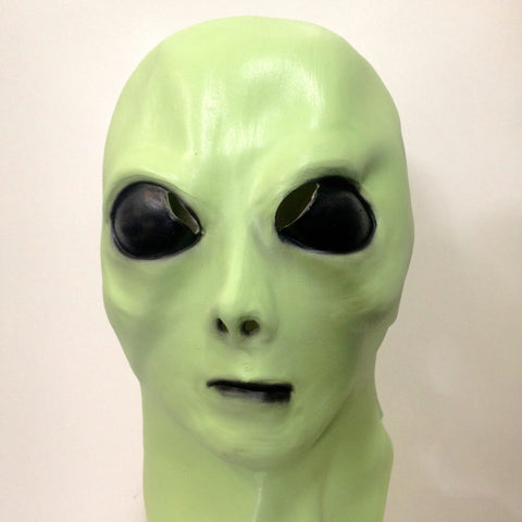 Big Eye UFO Latex Alien Mask Glow In The Dark