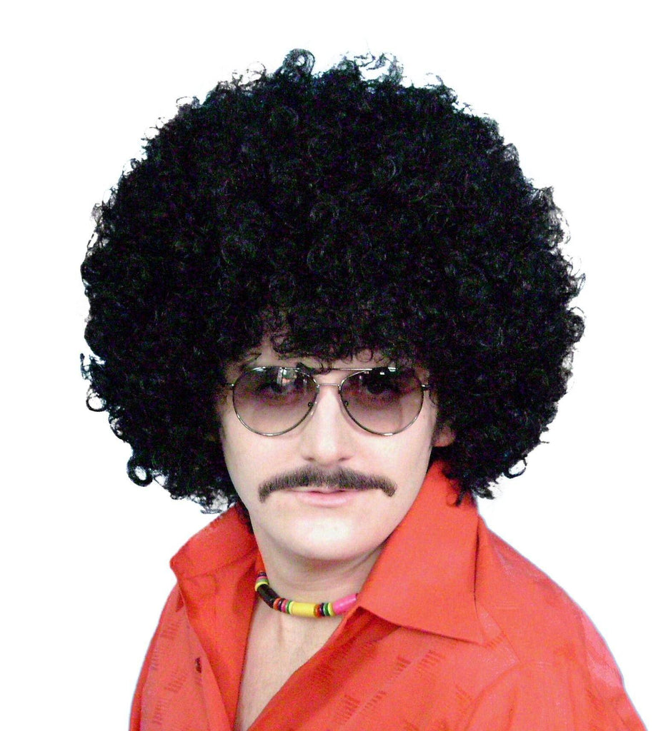 Big Black Adult Afro Wig 70 S Funky Disco Hair Disguises