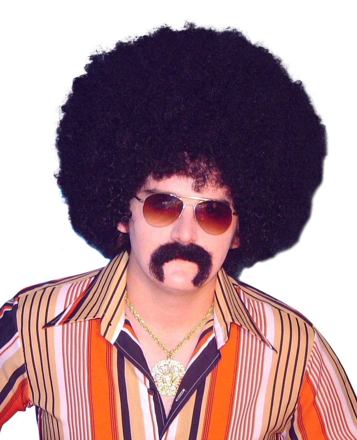 male afro wig