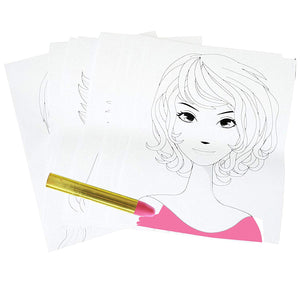 makeup artist sketch set toy