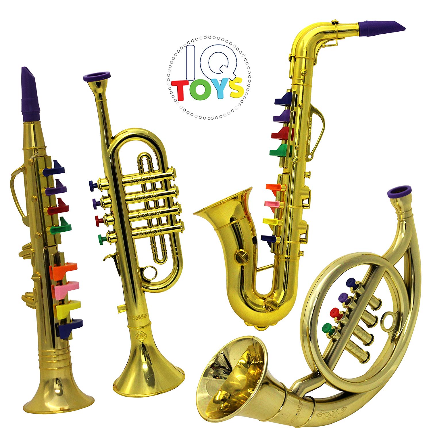 toy saxophone gold