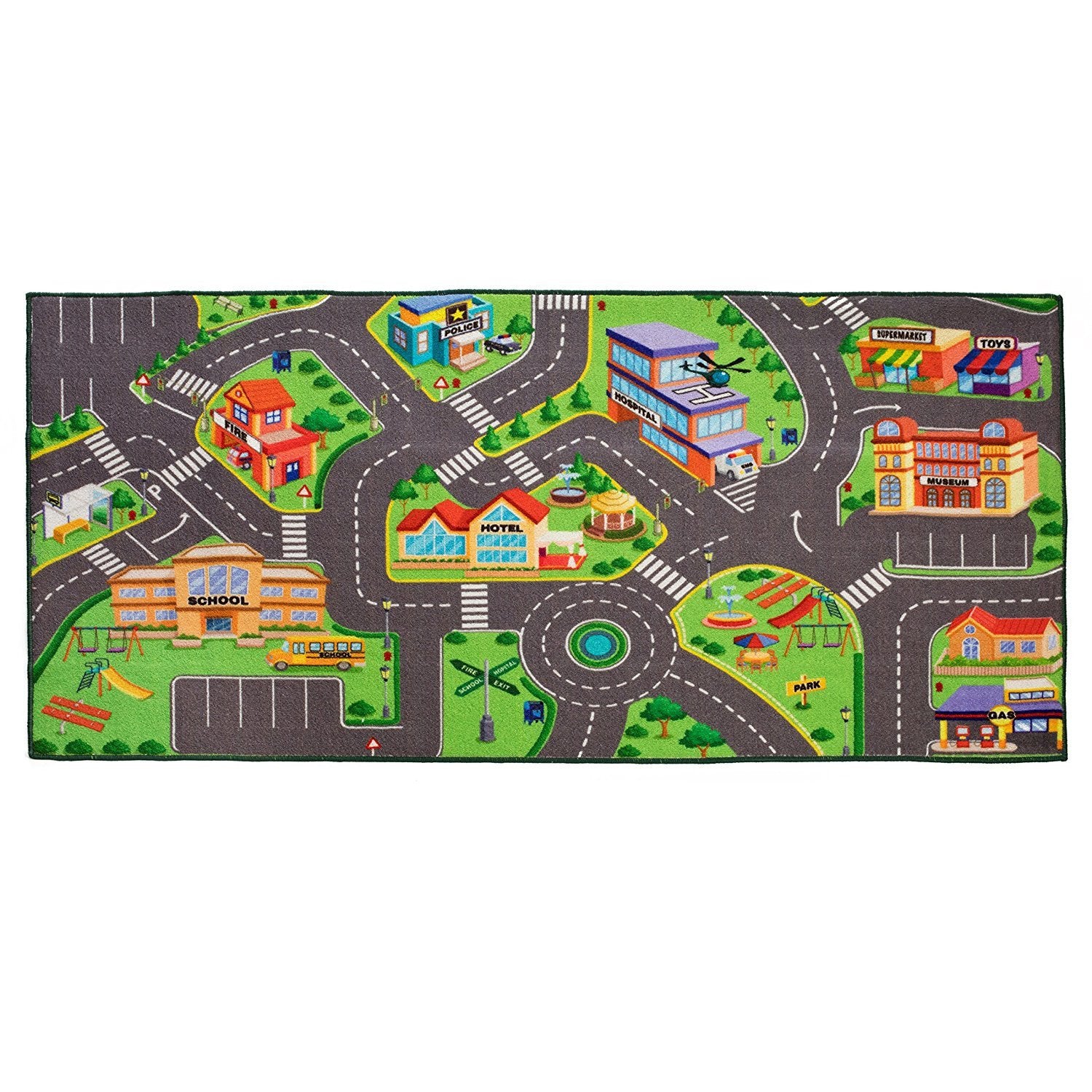 matchbox car play mat