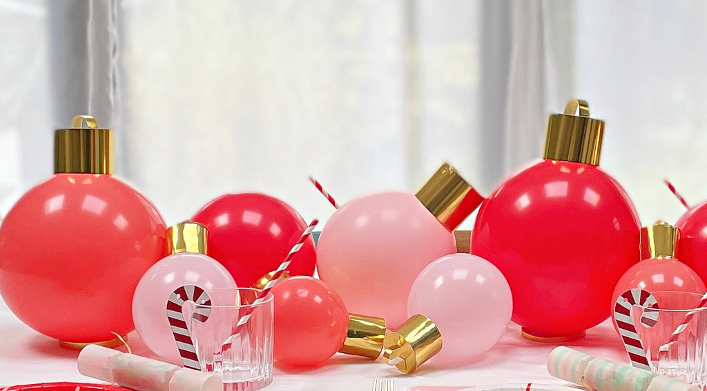 Make Giant Christmas Baubles from Balloons