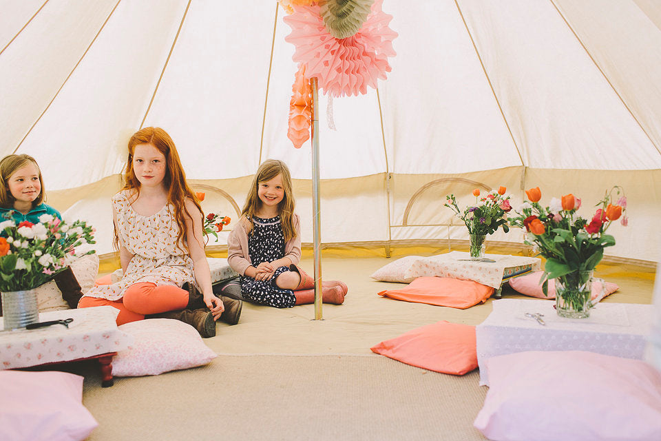 Pretty Floral Kids Glamping party