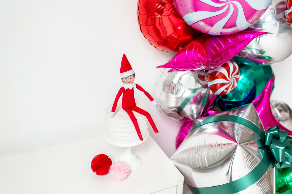 Christmas foil Balloon Garland