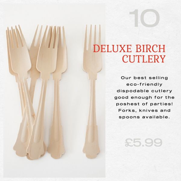 Luxe Wooden Cutlery Disposable UK