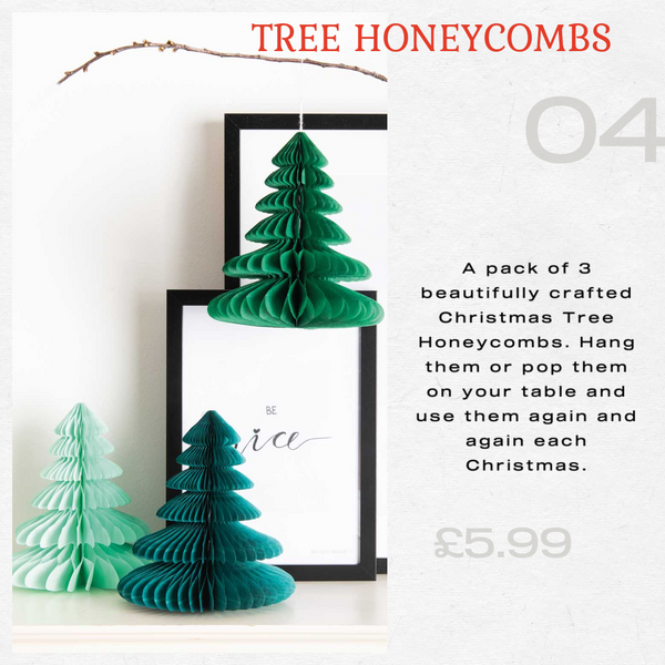 Christmas Tree Honeycombs UK
