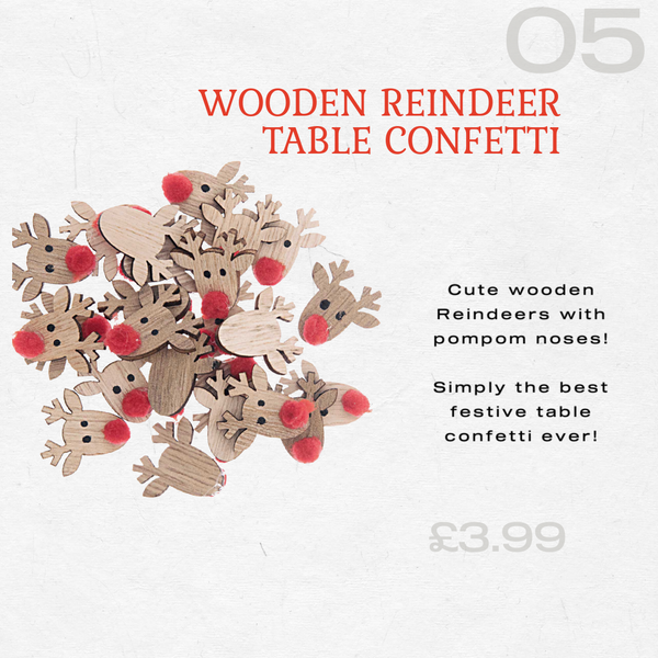 Christmas Wooden Table Confetti