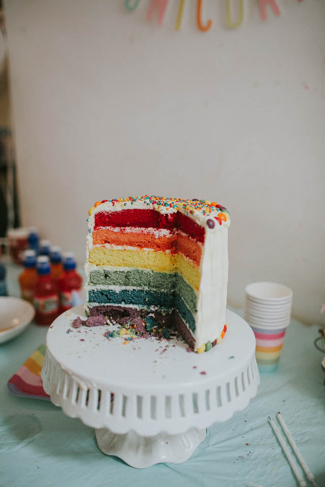 Rainbow Layer cake