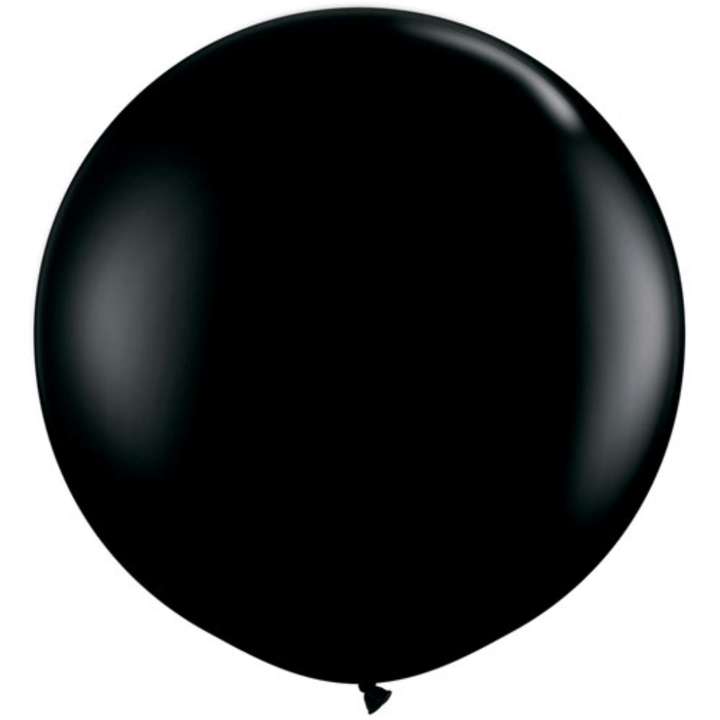 Black Giant Round Balloon | 3ft Jumbo Balloons | 36&quot; Wedding Balloons