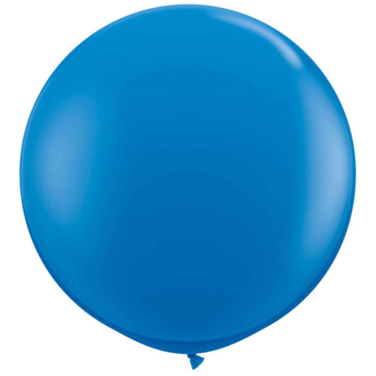 Blue Giant Round Balloon 3ft Jumbo Balloons 36 Wedding Balloons Pretty Little Party Shop 