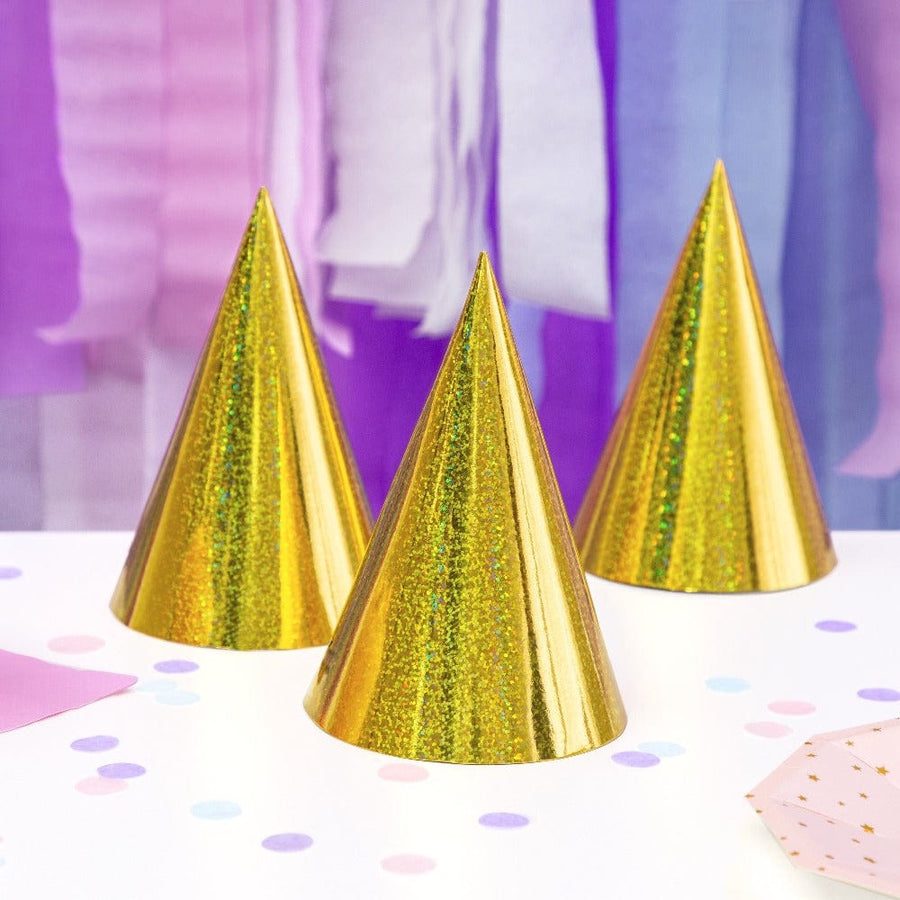 Gold Party Hats | Kids Party Hats | Party essentials – Pretty Little ...