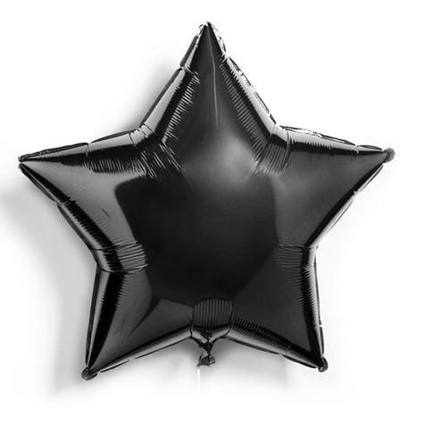 Black Star Foil Balloons | Helium Balloons | Online Balloonery – Pretty