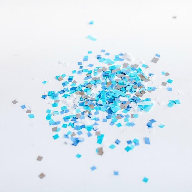 Confetti Sprinkles - Blue Paper confetti Party Mix - UK – Pretty Little ...