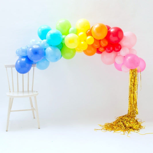 Glitter Pastel Rainbow Balloon