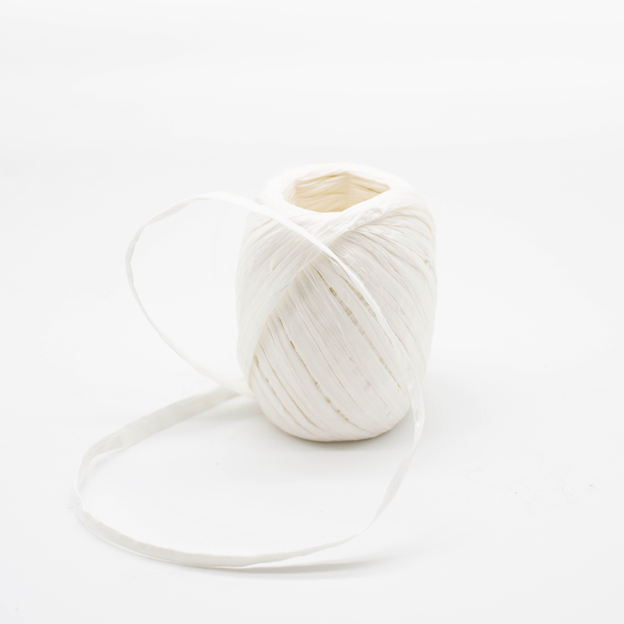 white raffia ribbon