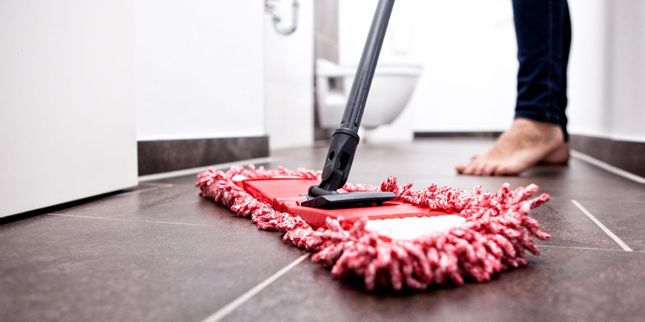 Dry Mop is an Easy Way to Clean Tile Flooring