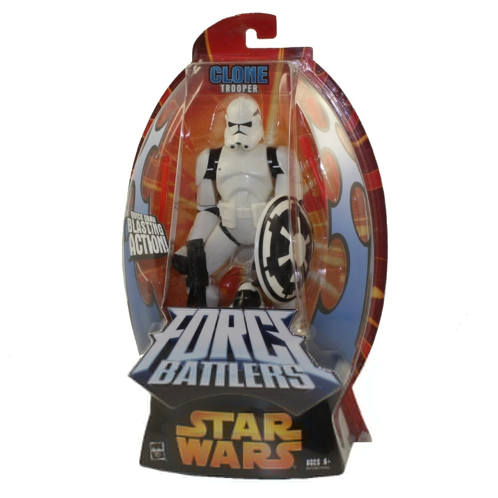 Star Wars Clone trooper 4-pack white exclusive w/battle damage