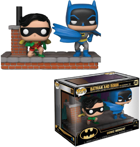 Funko Pop | Comic Moment | Batman 80th | 1964 New Look | Batman and Robin -  Retro Force Toy Store