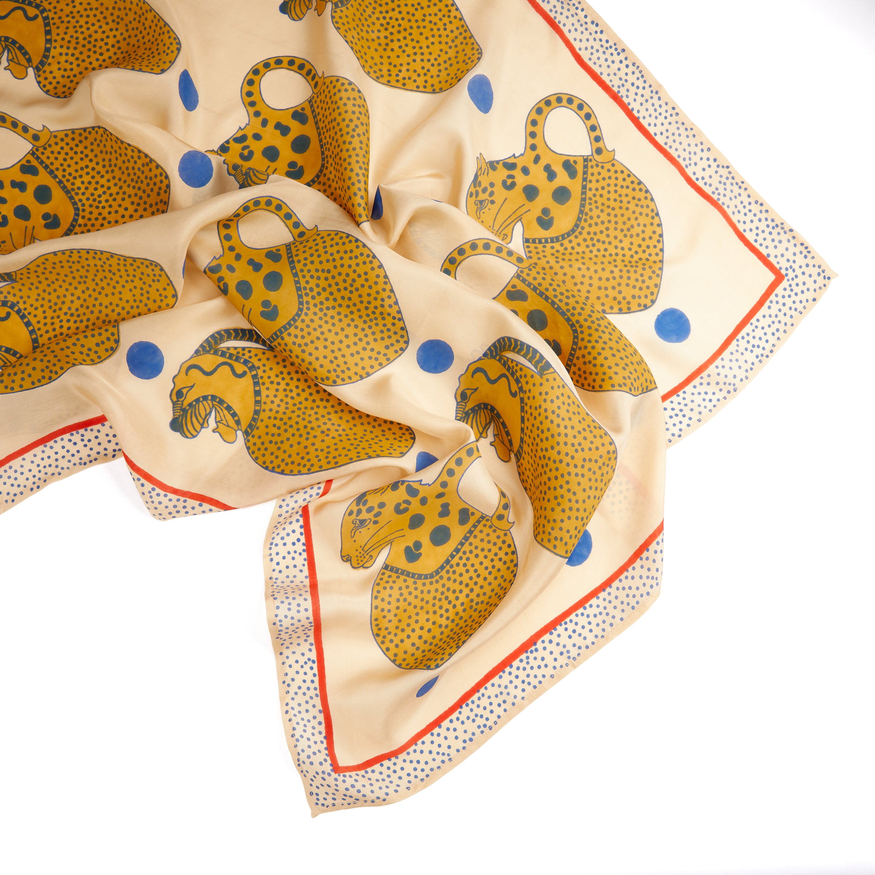 Vessels | Cream Silk Scarf