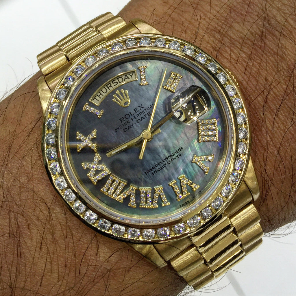 rolex watch roman numerals