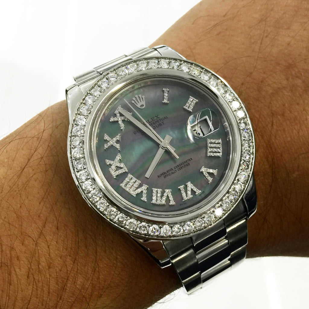 rolex datejust diamond bezel