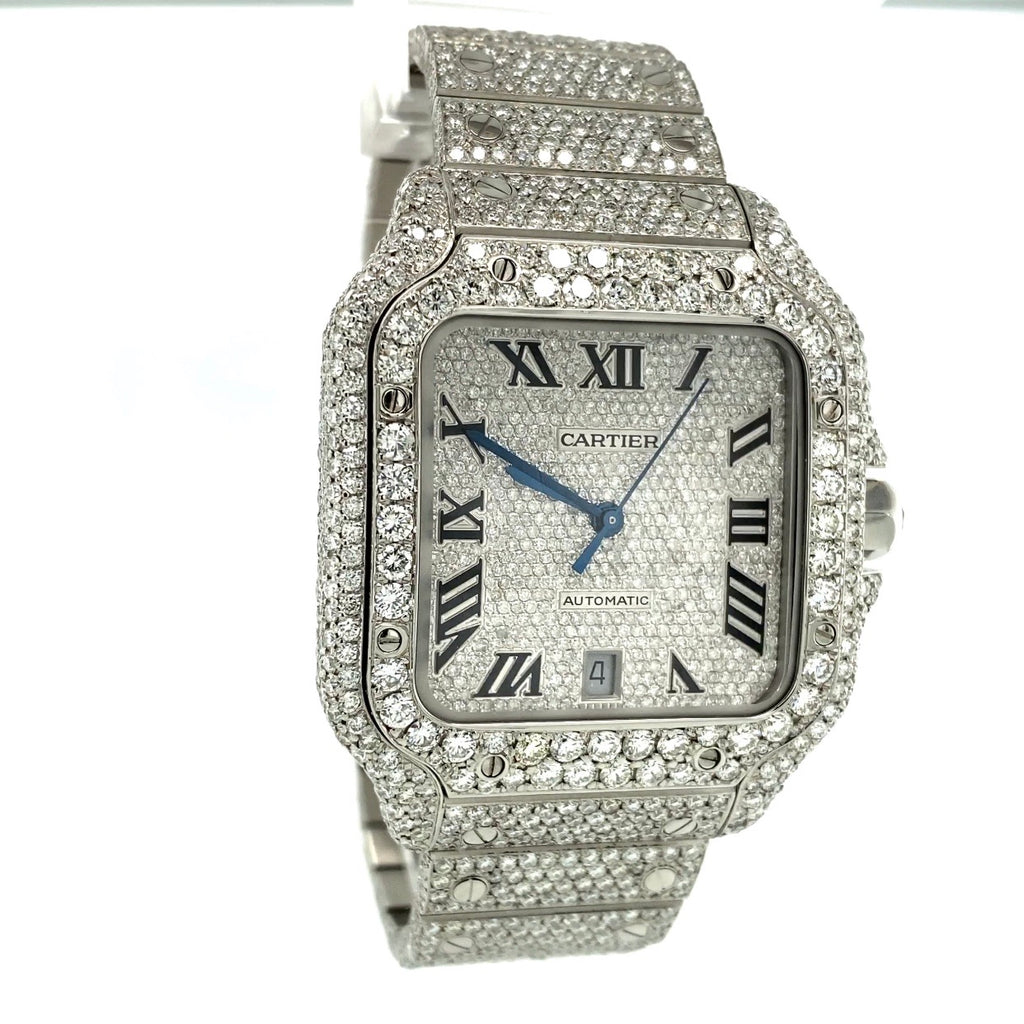 cartier watch vvs diamonds