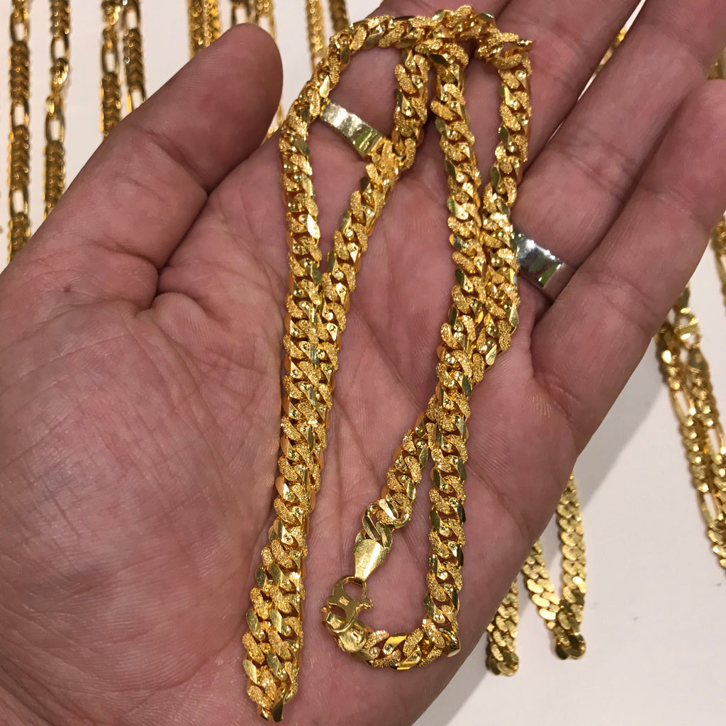 cuban link with diamond cut