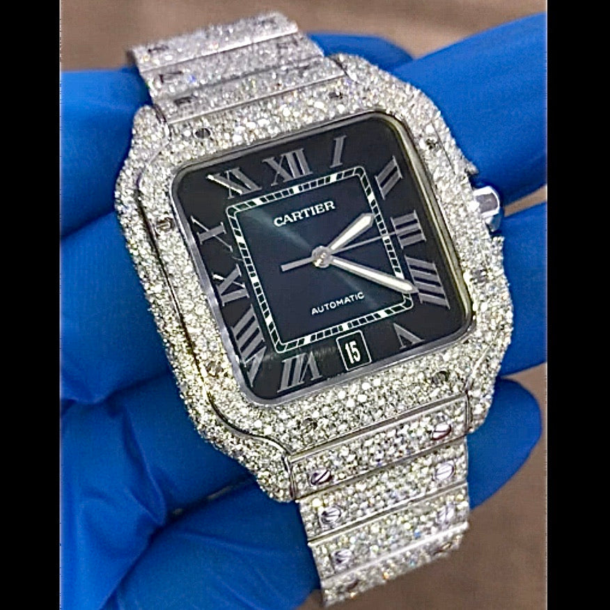 cartier diamond watch