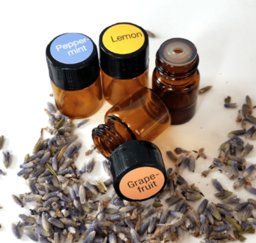 essential oil sample bottles