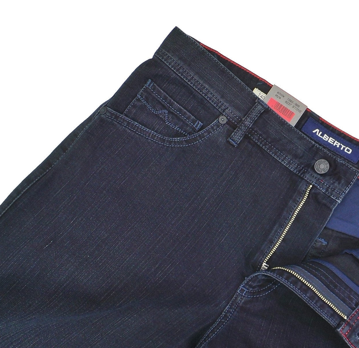 Alberto Stone Modern Fit T400 Stretch Jeans – Thread Company