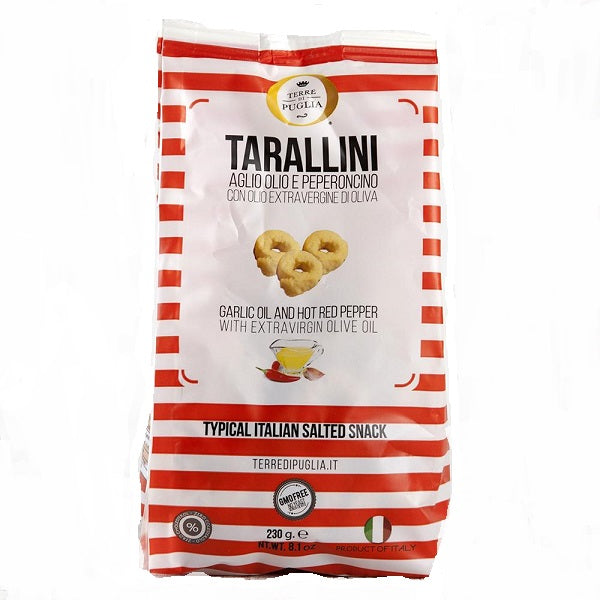 Terre Di Puglia Tarallini - Garlic and Chili Pepper | Island Olive Oil ...