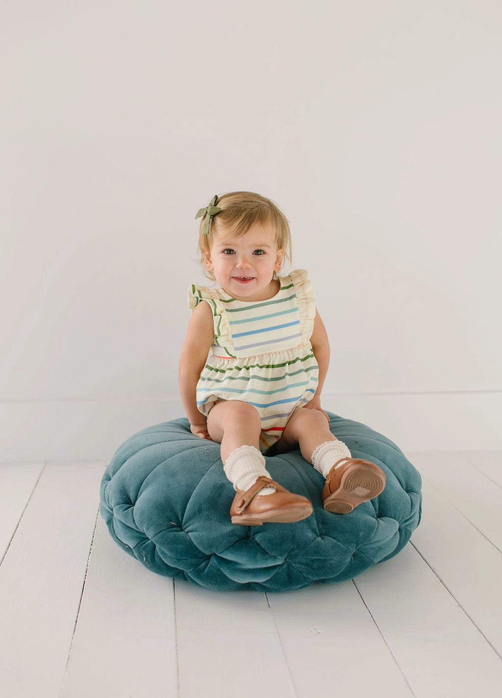 Primary Stripe Amelia Romper