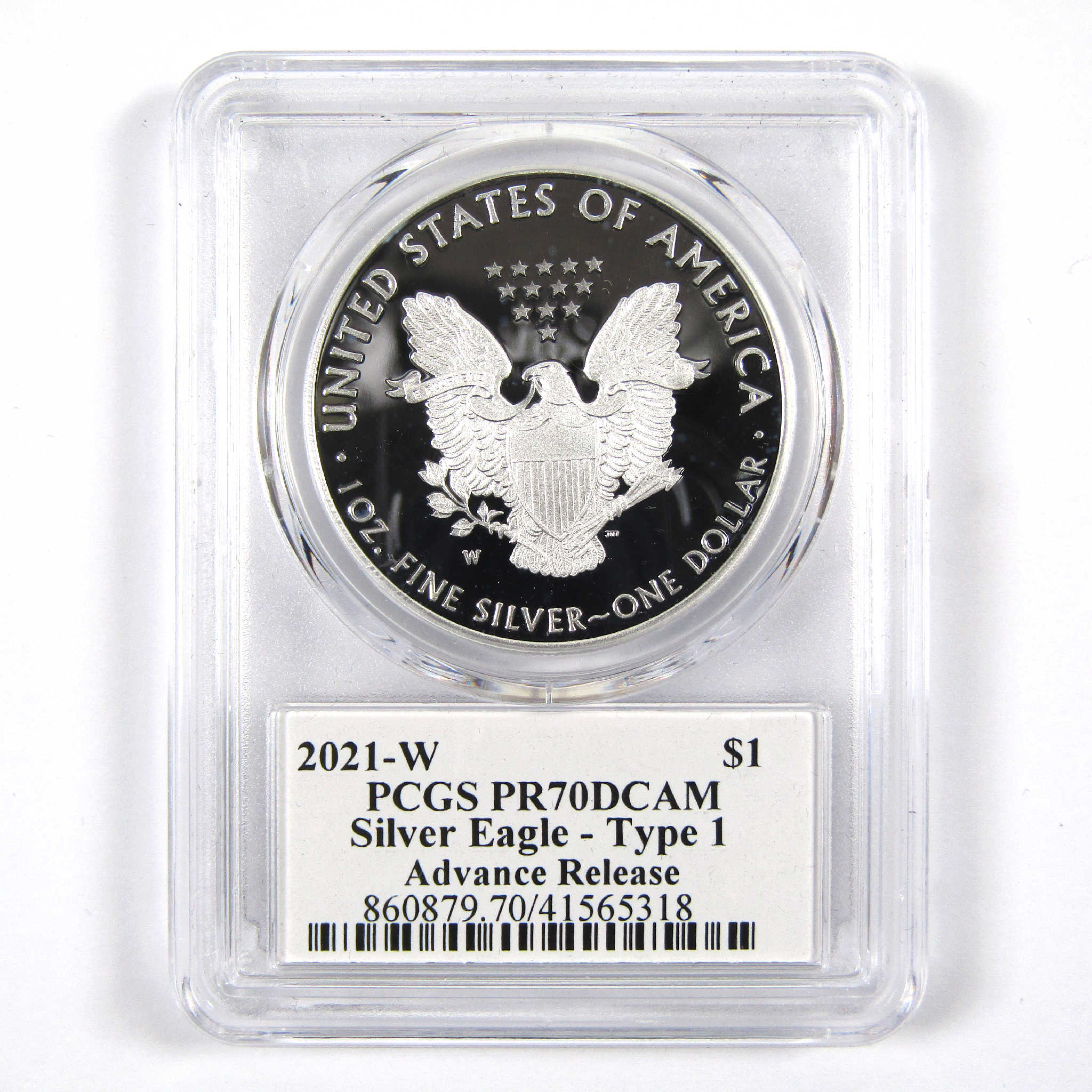 2021 W Type 1 & 2 American Silver Eagle 2 Coin Set PF70 NGC SKU:OPC3