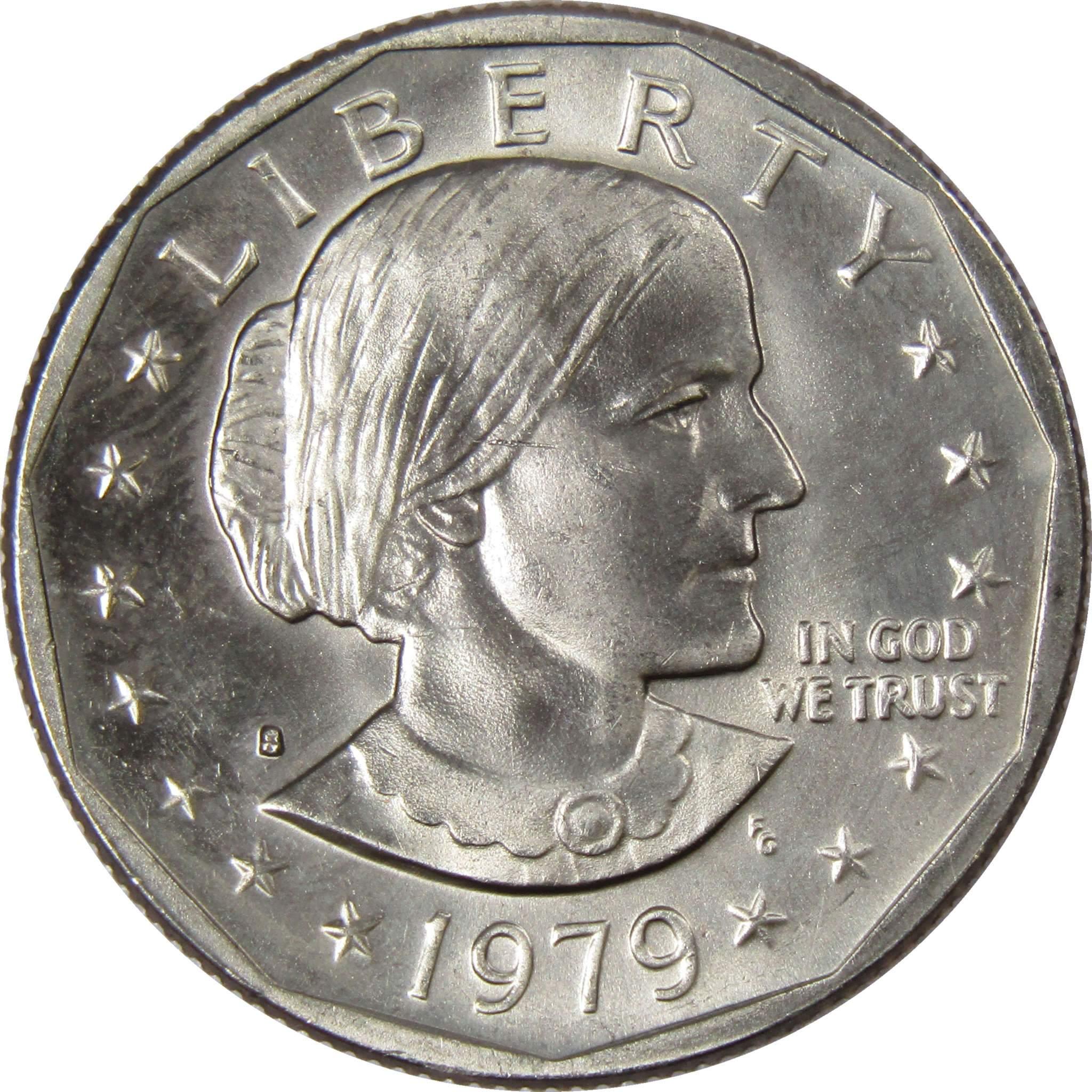 1979 S Type 2 Clear S Susan B Anthony Dollar Choice Proof SBA $1 Coin