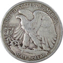 1934 Liberty Walking Half Dollar F Fine 90% Silver 50c US Coin Collectible - Profile Coins & Collectibles 