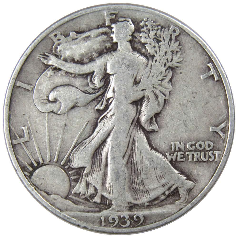 Sold at Auction: 1937-1947 Walking Liberty Silver Half-Dollar Coin