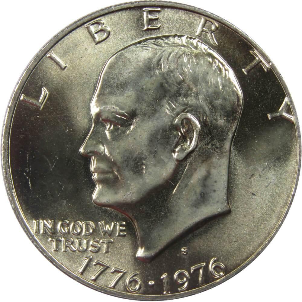 1976 Type 2 Eisenhower Bicentennial Dollar BU Uncirculated Clad IKE $1