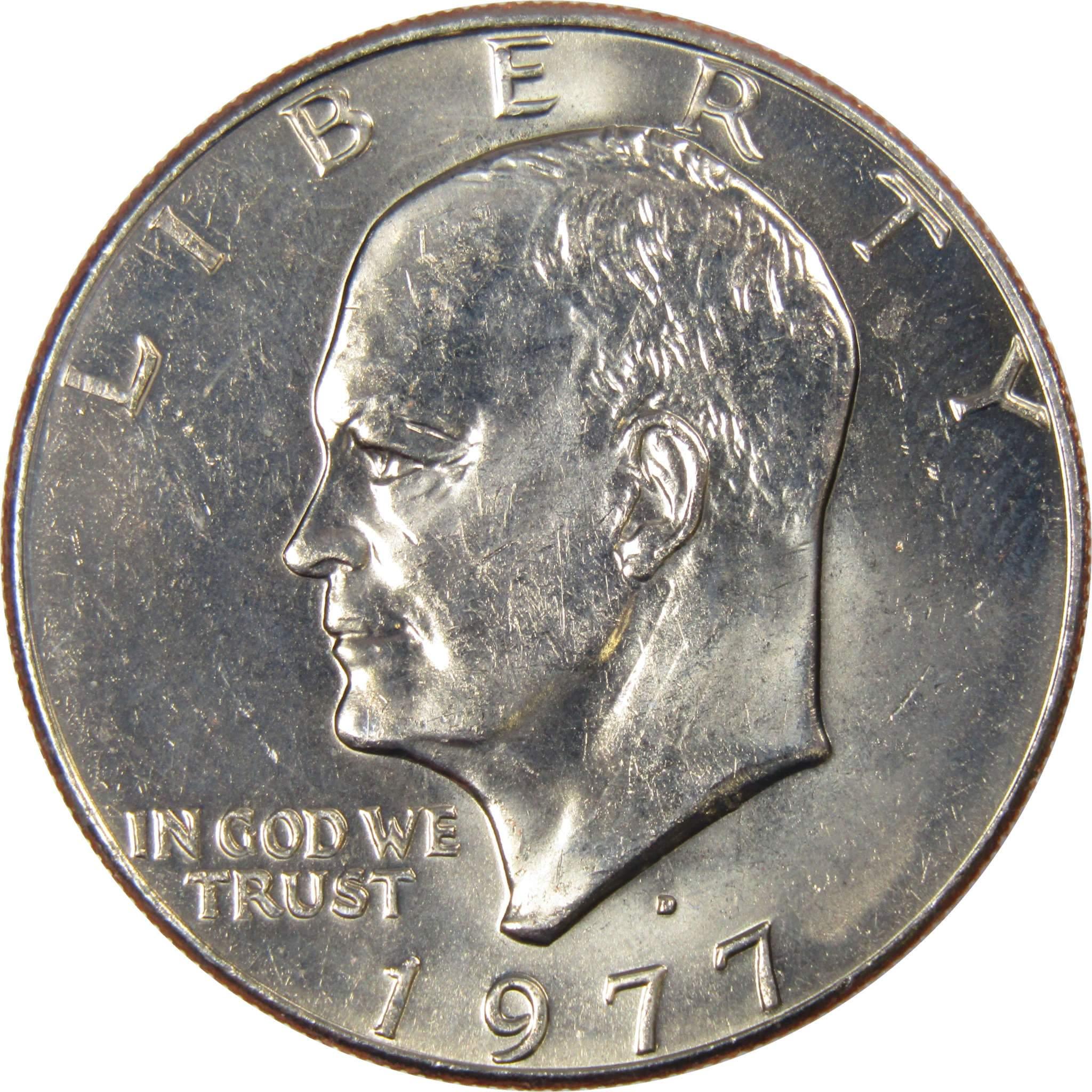 1972 D Eisenhower Dollar BU Uncirculated Mint State Clad IKE $1 US Coi