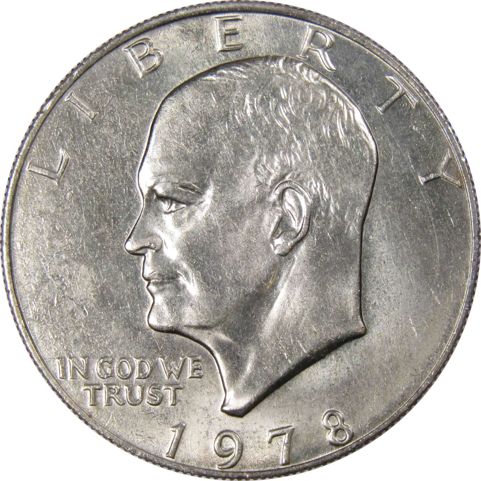 1977 Eisenhower Dollar BU Uncirculated Mint State Clad IKE $1 US Coin