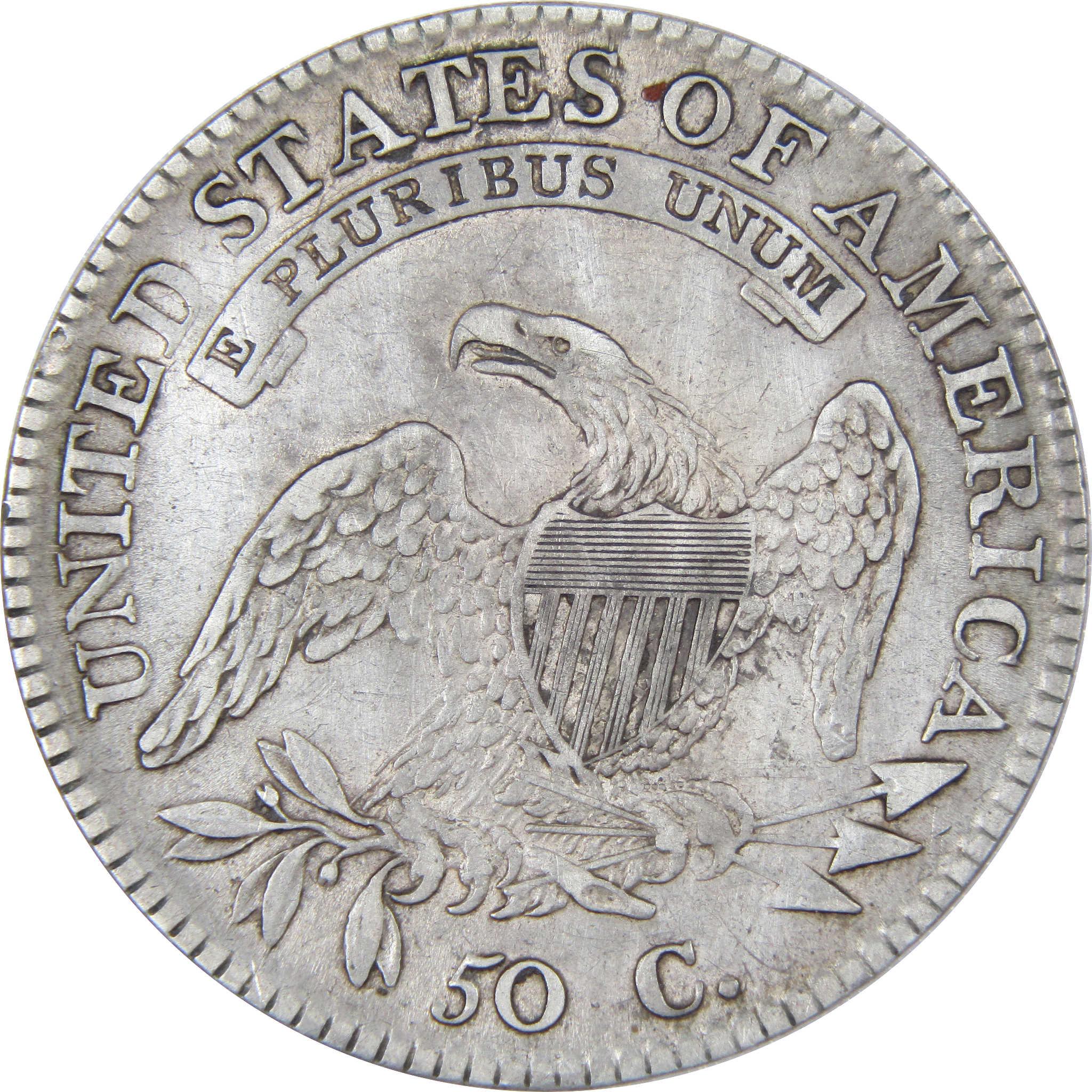 1818/7 Small 8 Capped Bust Half Dollar XF Extremely Fine SKU:IPC9825