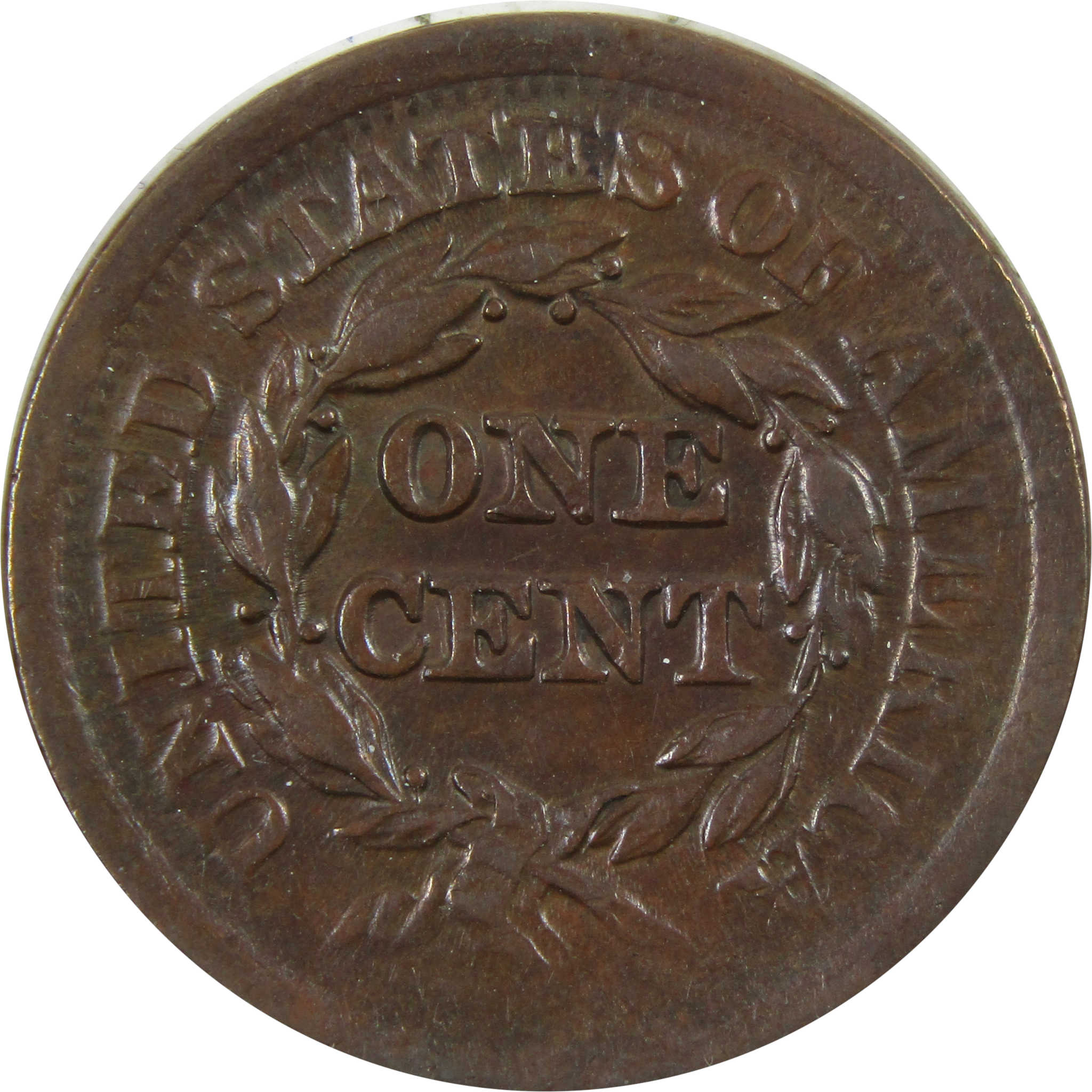 1852 Braided Hair Large Cent 1c Grades Choice Au