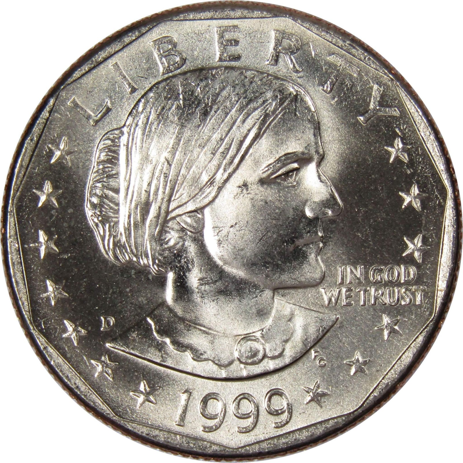 susan b anthony coin 1999 value